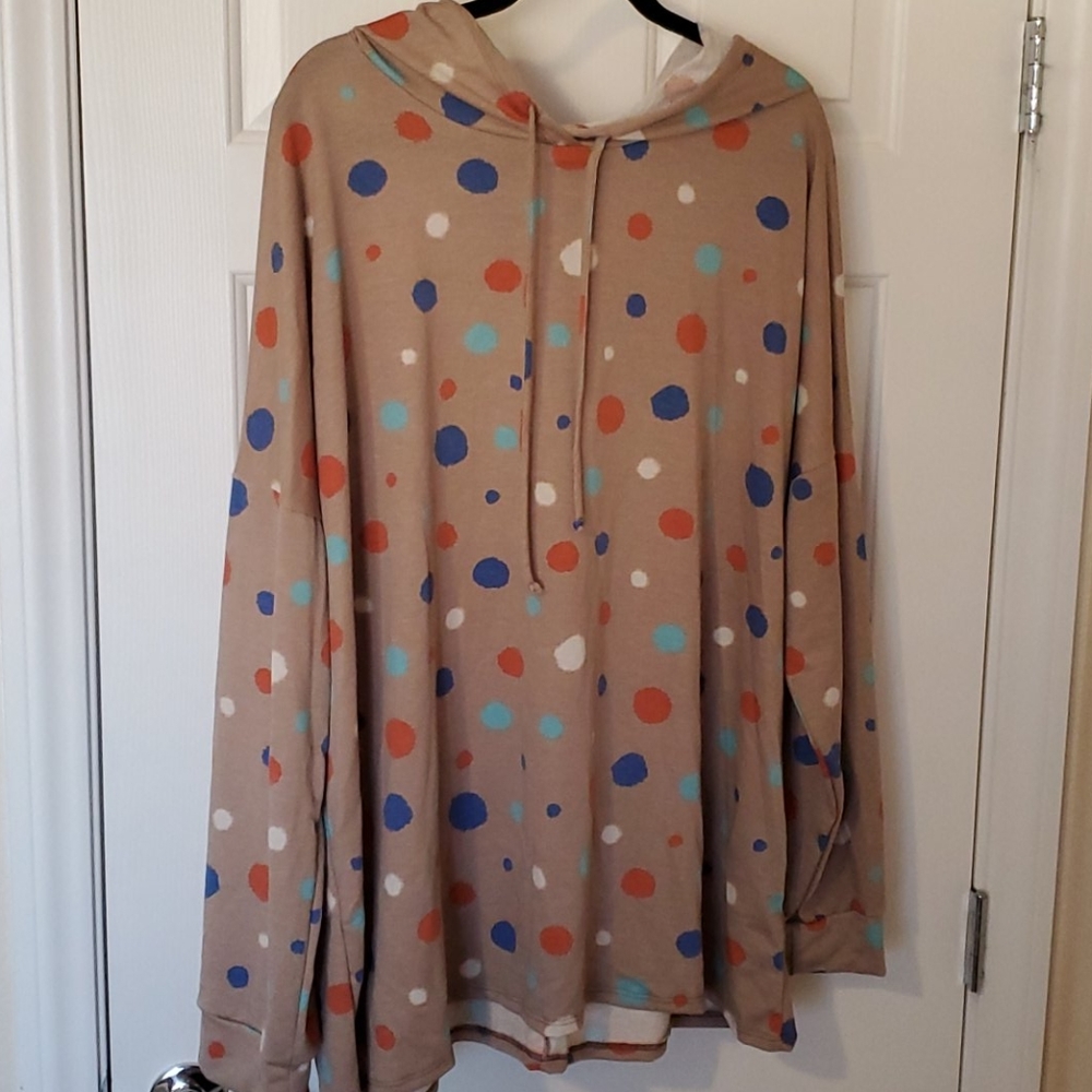 Sew in Love polka dot hoodie